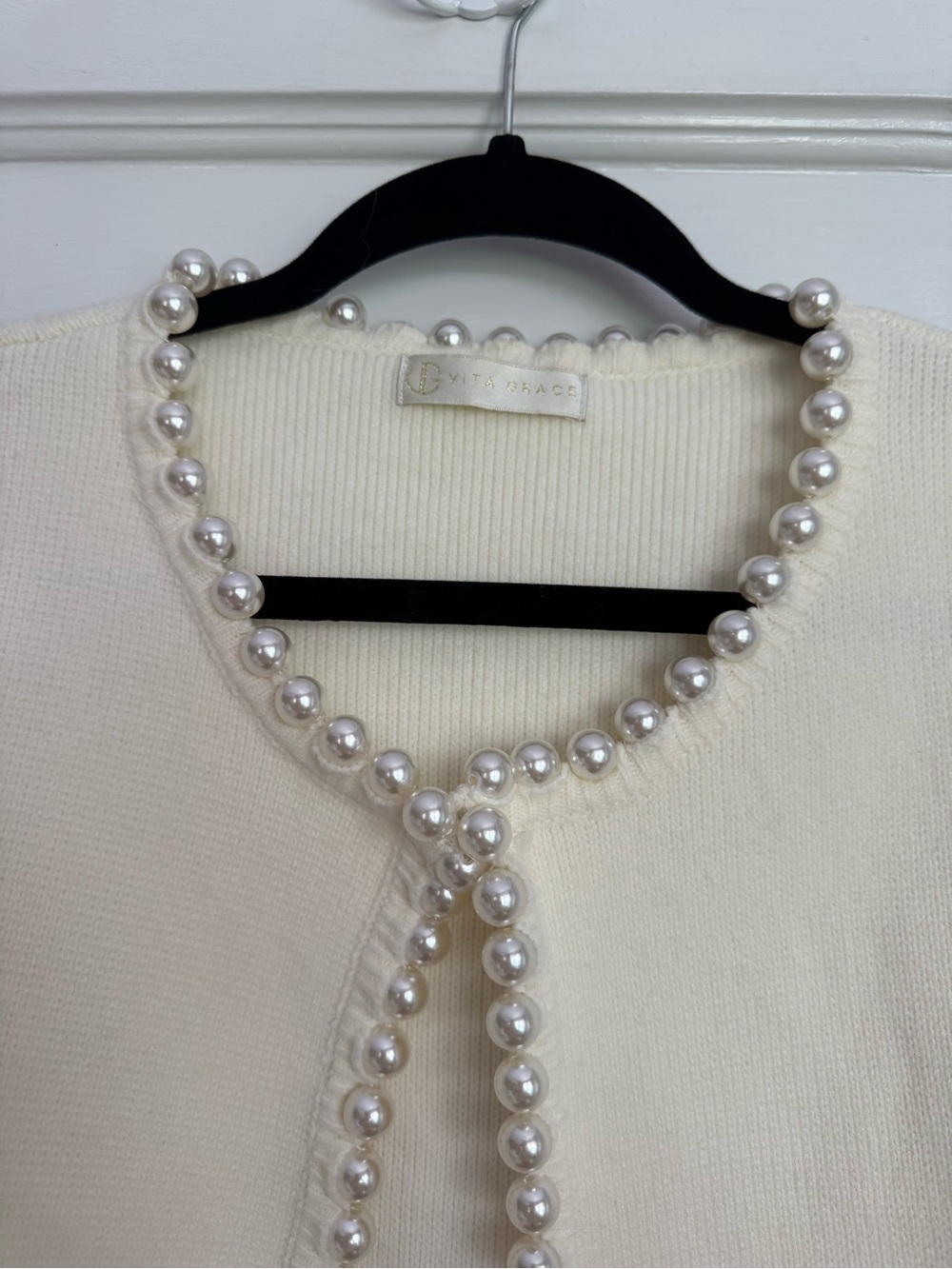 Vita Grace Isabella Pearl Edge Cardigan - Picture 4 of 6